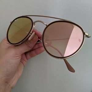 RayBan Rose gold sunglasses